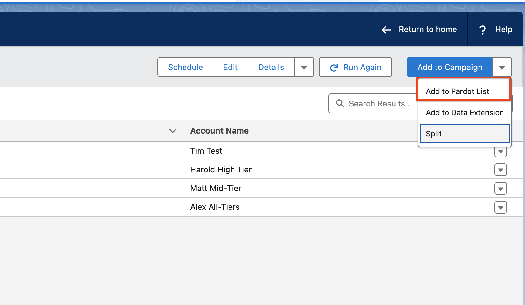 Screenshot: Functionality
