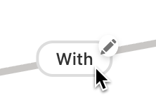 Screenshot: Connector Labels + Quick Edit