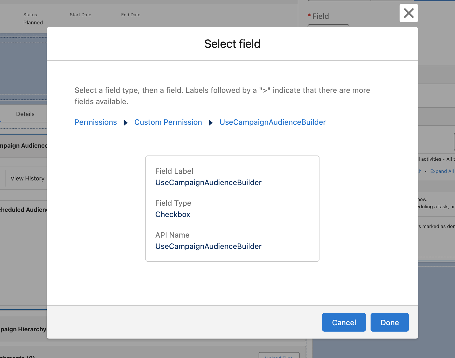 Screenshot: Setup Steps